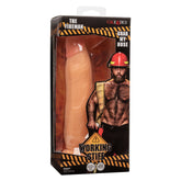 Working Stiff The Fireman Realistic Flesh Tone Flexible Toy with Suction Cup Base 8.5 Inches Dongs Realistic